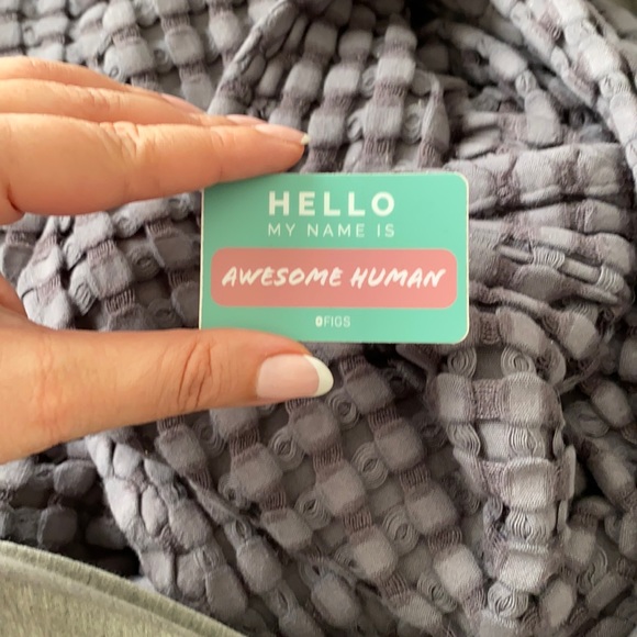 Figs HELLO MY NAME IS AWESOME HUMAN Sticker - Picture 3 of 4